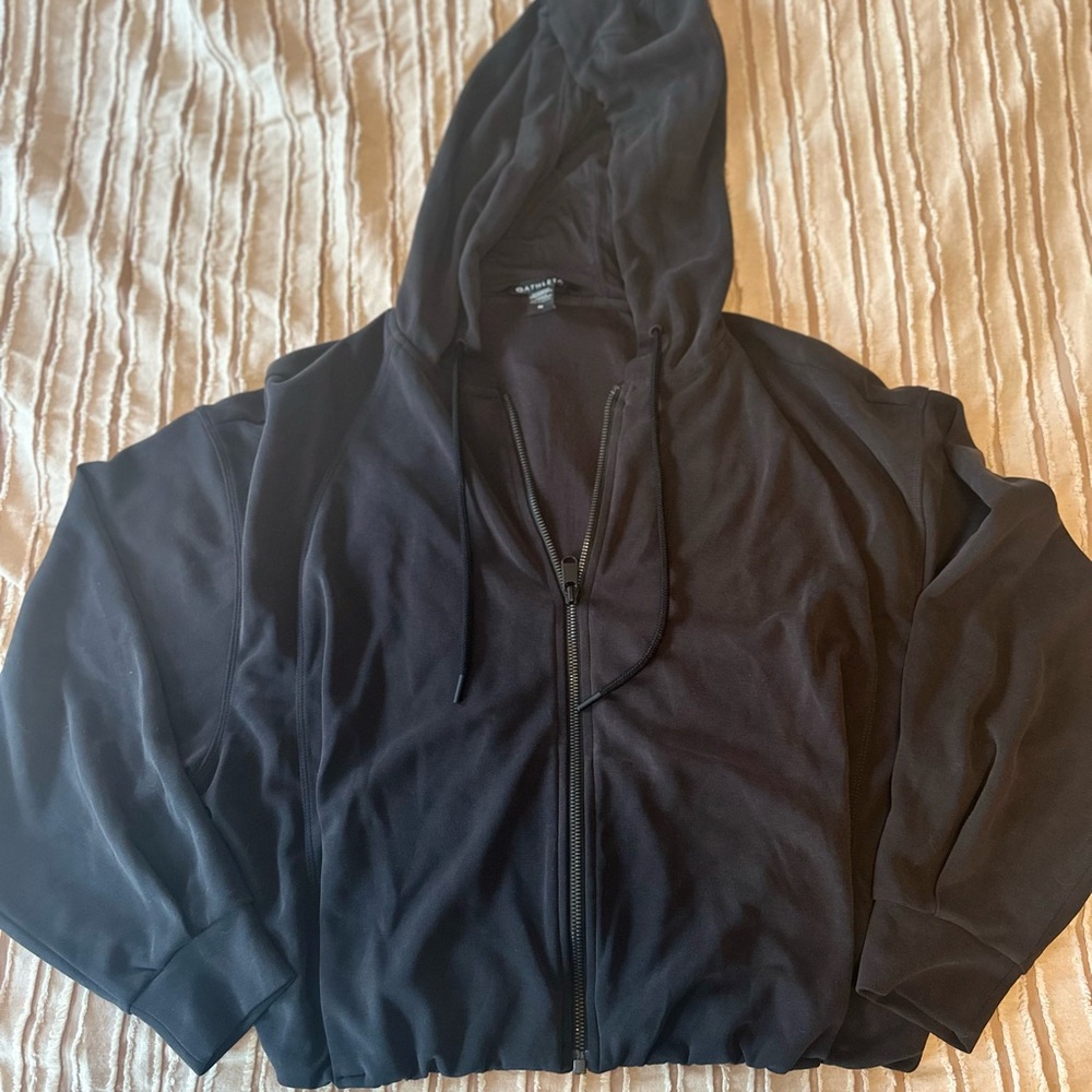 Black Zip-Up Hoodie